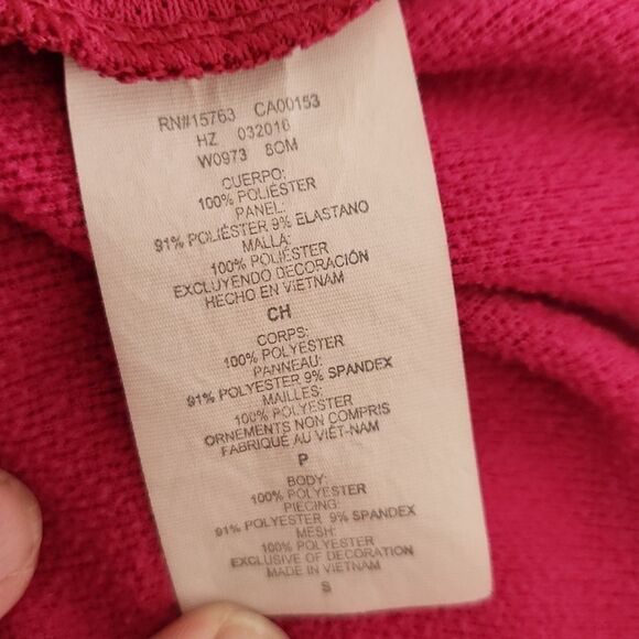 Pink fuschia Champion performance women's small petite pullover track ja… - Picture 6 of 7